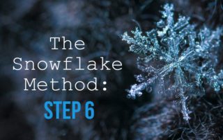snowflake graphic with the words "The Snowflake Method: Step 6"